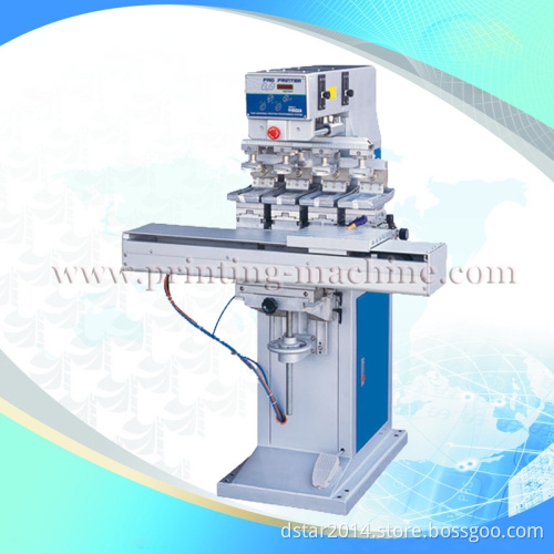 4 color pad printing machine